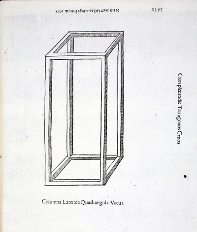 Columna Laterata Quadrangula Vacua, Illustration aus 